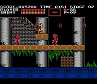 une photo d'Ã©cran de Castlevania sur Nintendo Nes